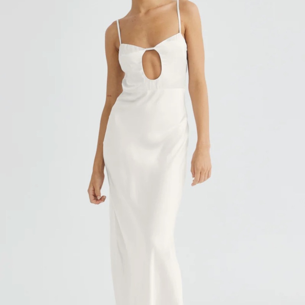 Midi White Dress, SNDYS the label
